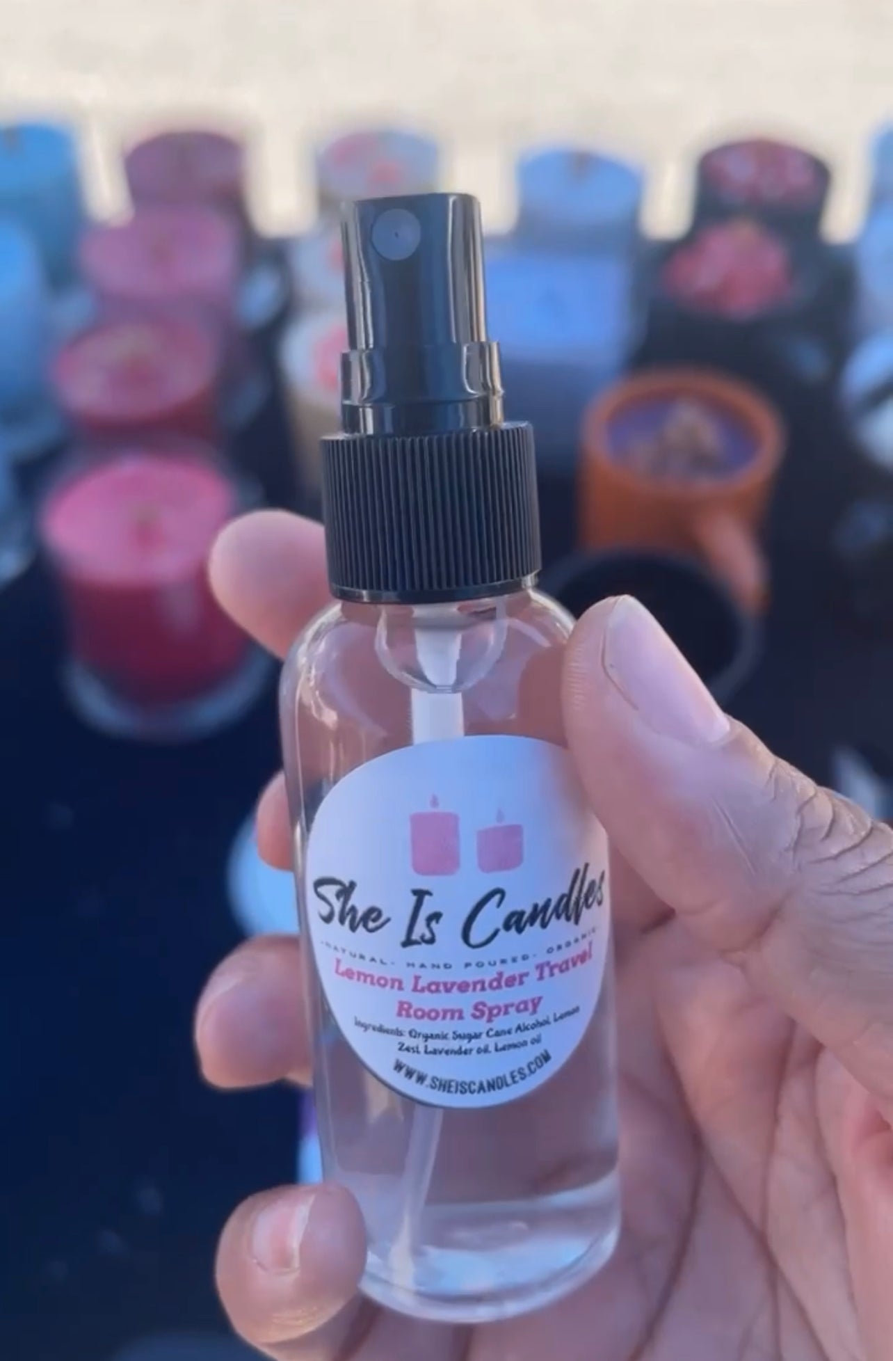 Organic Lemon Lavender Spray